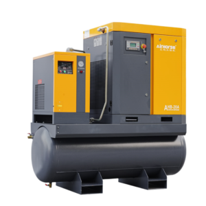 Osuszacz montowany na zbiorniku i sprężarka śrubowa z filtrem