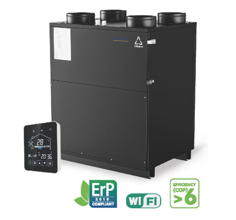 system wentylacji z pompą ciepła