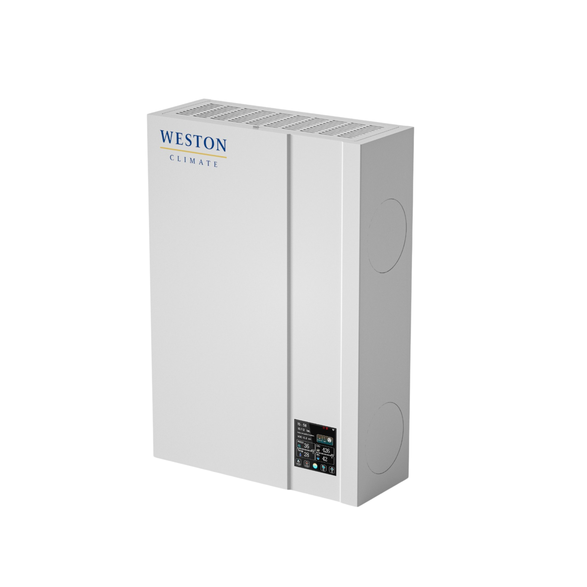 naścienny system wentylacji z odzyskiem ciepła